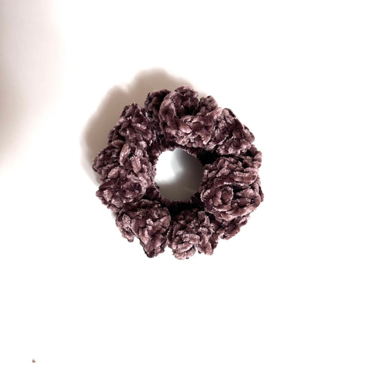 Velvet Hair Crochet Scrunchies Hair Ties